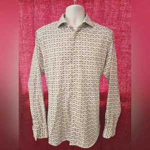 Eton Men's Long Sleeve Button Down Shirt - US Size 16 / EU Size 41